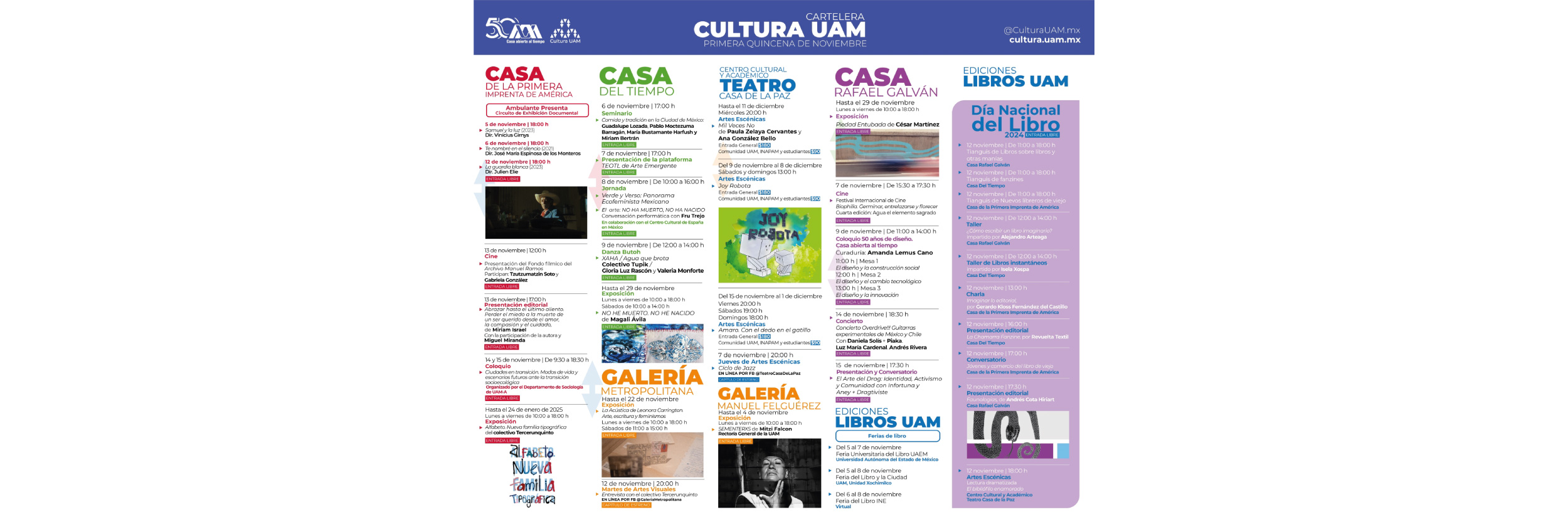 Cartelera cultural